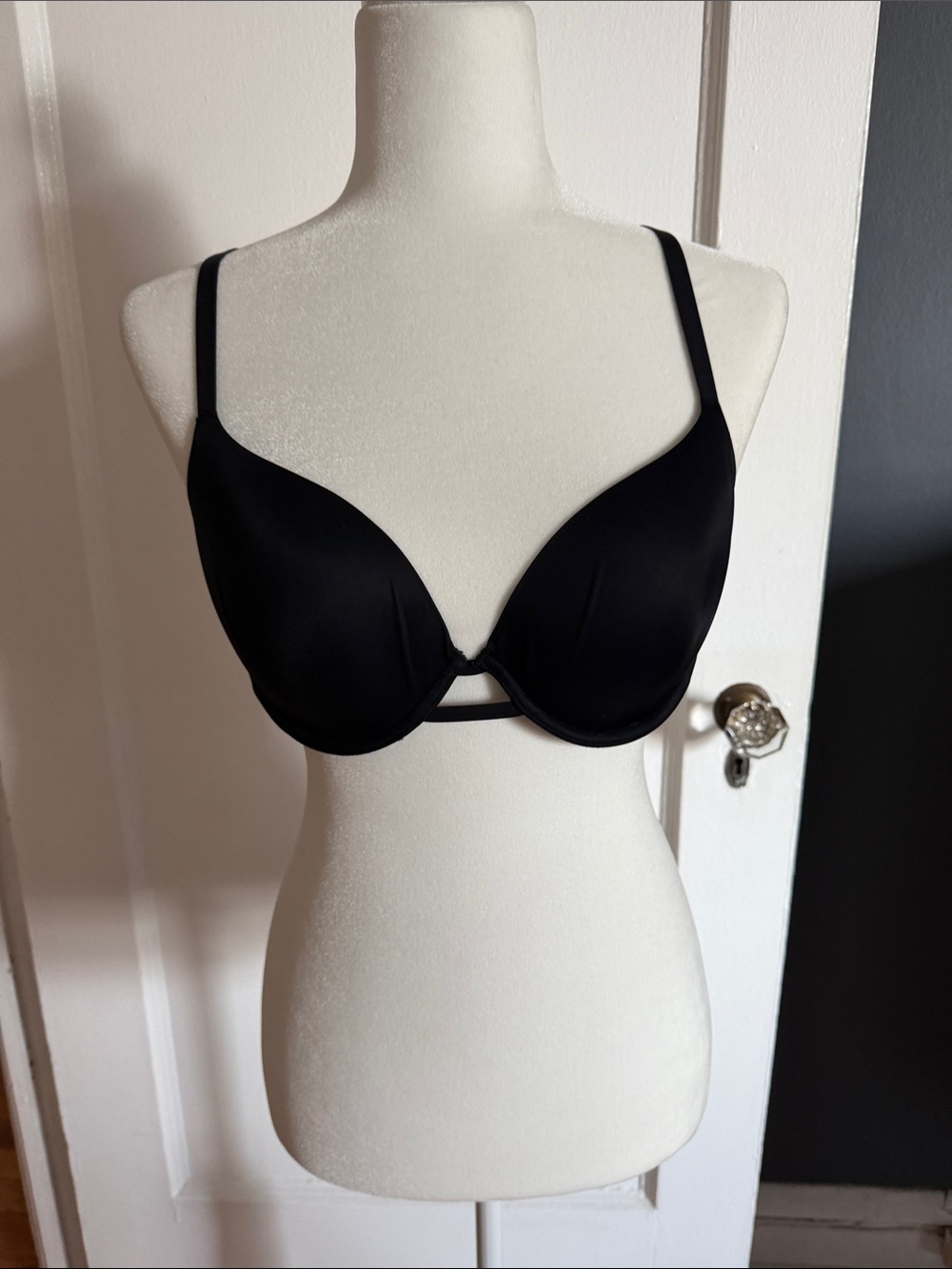 Savage X Fenty Black Push-Up Plunge Bra